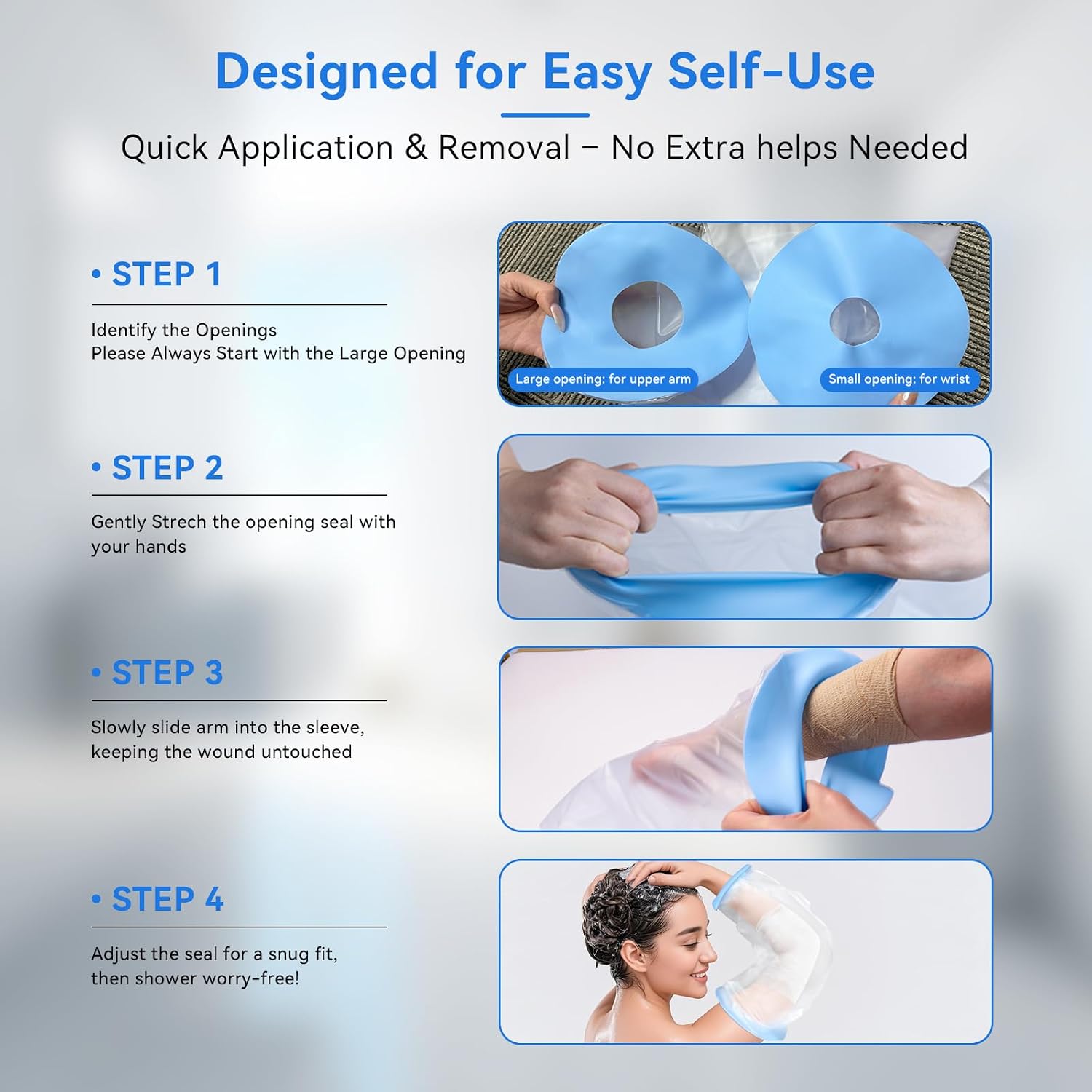 Zolife PICC line and arm shower cover